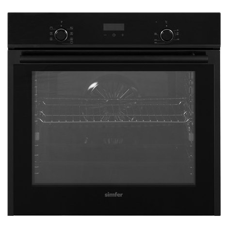 Simfer | Bundle of Simfer Oven 8208KERSI Black glass and Hob H6 401 TGRSP Gas on glass | Oven | 80 L | Multifunctional | Manual - 2